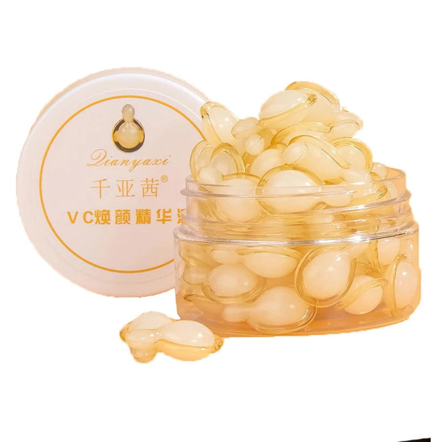 30/50/60/80PCS Hyaluronic Acid Collagen Facial Capsules Essence Anti-wrinkle Whitening Serum Moisturizing Capsule Face Care Set