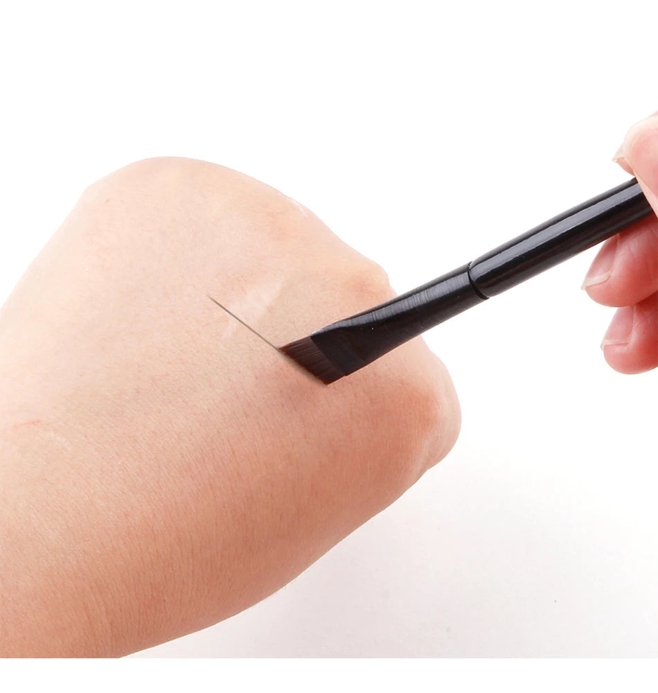 5/10/20/50Pcs Brow Brush Super Thin Angled Eyeliner Brush Synthetic Hair Eye Makeup Brushes Fine Sharp Cosmetic Eyebrow Tools