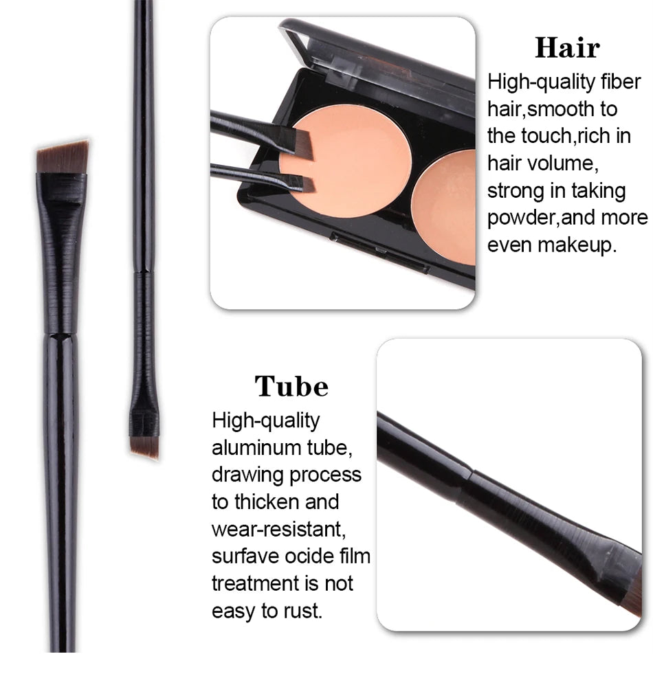 5/10/20/50Pcs Brow Brush Super Thin Angled Eyeliner Brush Synthetic Hair Eye Makeup Brushes Fine Sharp Cosmetic Eyebrow Tools