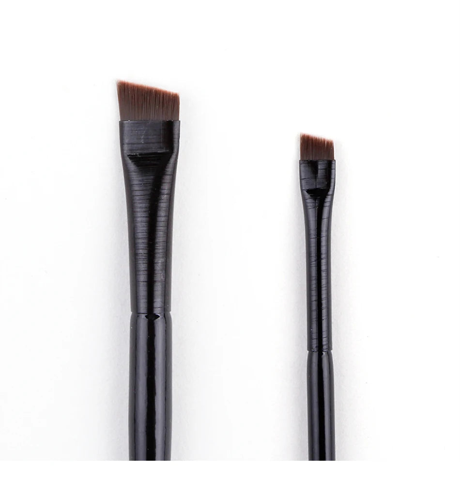 5/10/20/50Pcs Brow Brush Super Thin Angled Eyeliner Brush Synthetic Hair Eye Makeup Brushes Fine Sharp Cosmetic Eyebrow Tools