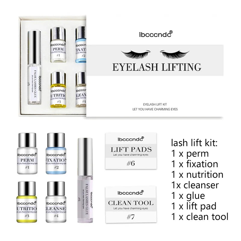 Pro Lash Lift Perming Eyelash Lifting Brow Lamination Kit Curling Eye lash Keratin Perming Lotion for Home Use