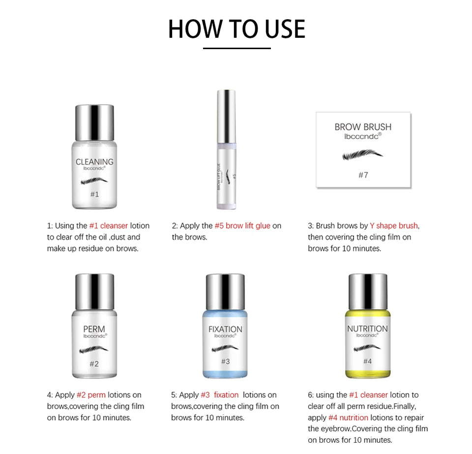 Pro Lash Lift Perming Eyelash Lifting Brow Lamination Kit Curling Eye lash Keratin Perming Lotion for Home Use