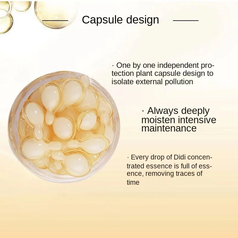 30/50/60/80PCS Hyaluronic Acid Collagen Facial Capsules Essence Anti-wrinkle Whitening Serum Moisturizing Capsule Face Care Set