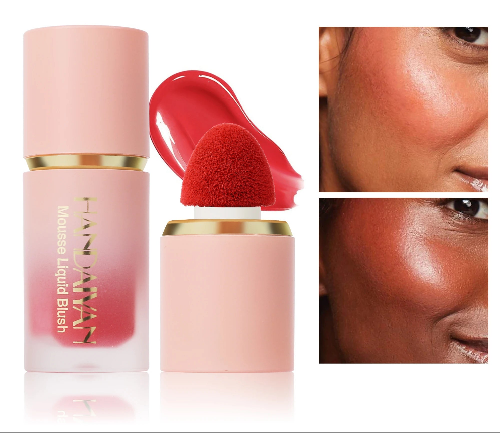 Matte Liquid BlushEasy Waterproof blush sponge brush head