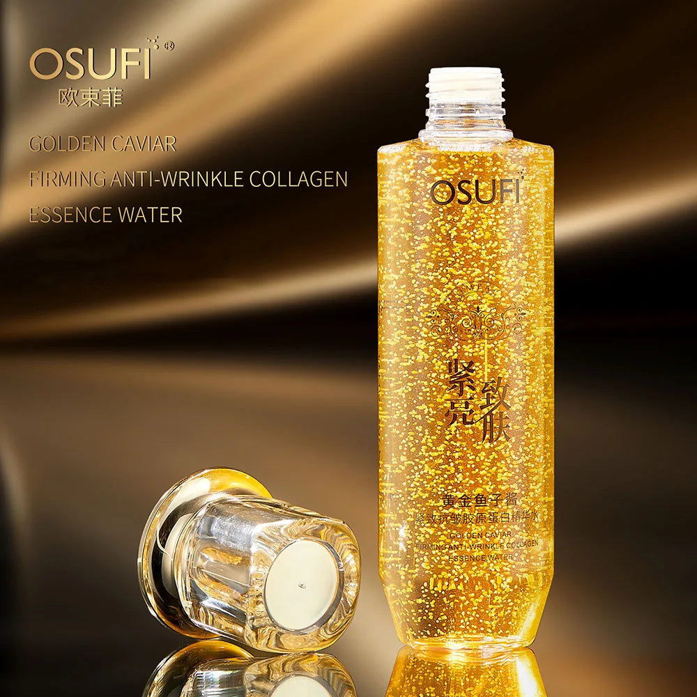 OSUFI New Golden Caviar Firming Facial Contours Collagen Essence Moisturizing penetration Face serum skincare korean Cosmetics