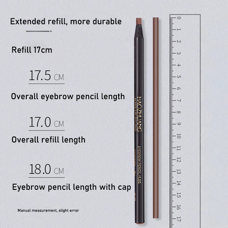 Waterproof Long Lasting Eyebrow Pencils with Soft Brush Eyebrows