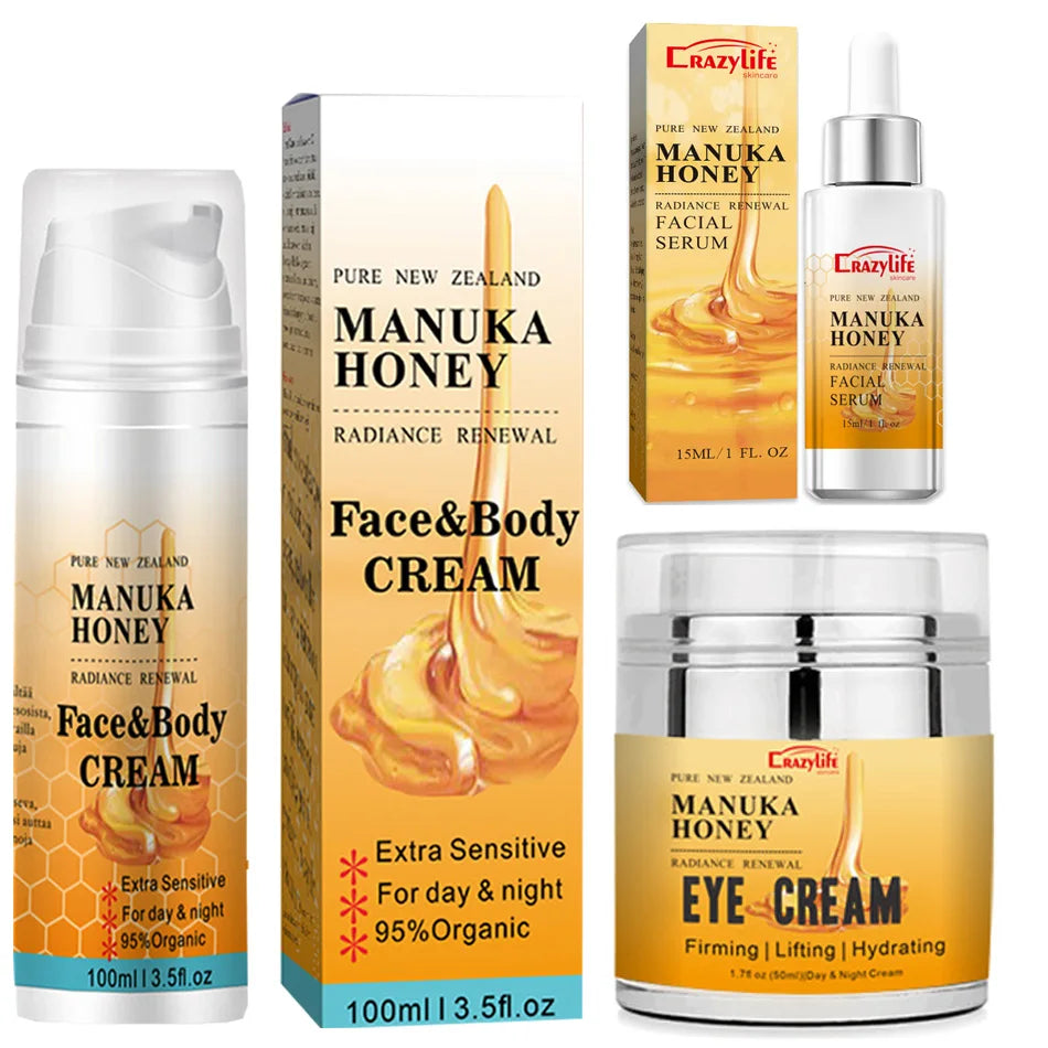 100g Organic Manuka Honey Shrink Pores Moisturizing Whitening Face Serum