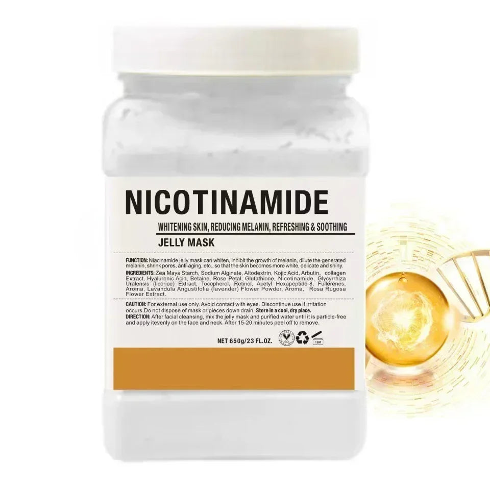 Plant Powder Masks Peel Off Vitamin C Hyaluronic Acid Facial SkinCare