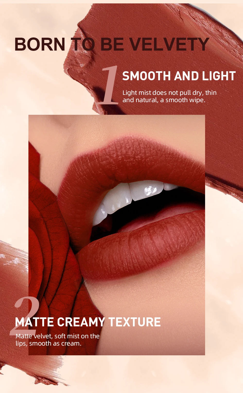 Lipstick Lipliner Pen Set Matte Nude Lip Liner Pencil Waterproof Long Lasting Lipstick Pen Contour Makeup For Women