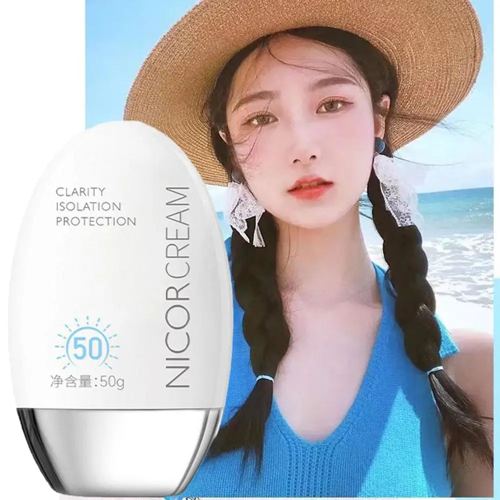 50ml Waterproof Facial Body Sunscreen Sun Cream Sunblock Skin Protective Cream Anti Sun Facial Protection Cream SPF50+