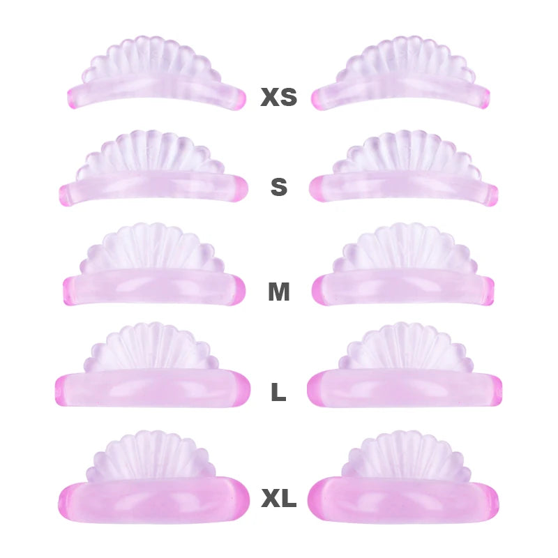 5 Pair 5 Size Lash Lift Silicone Pads Eyelash Perm 3D Curler Eye Patches  Eyelashes Extension