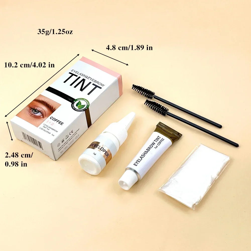 Professional Eyebrow Dye Waterproof Long-lasting Kit Semi Permanent Brow Lift