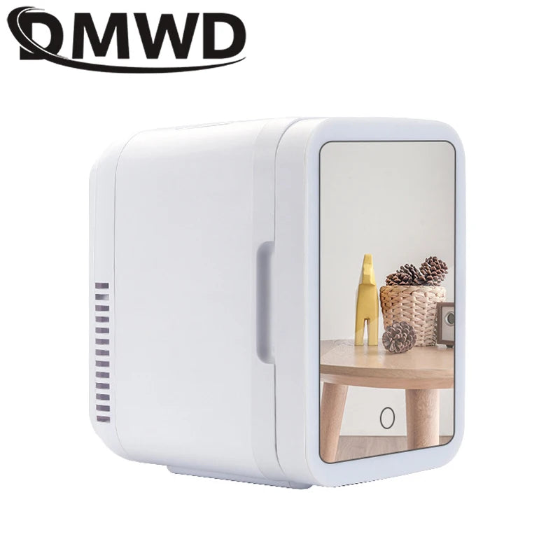 12V/110V-220V Mini Cosmetic Fridge Portable Refrigerator Beauty Face