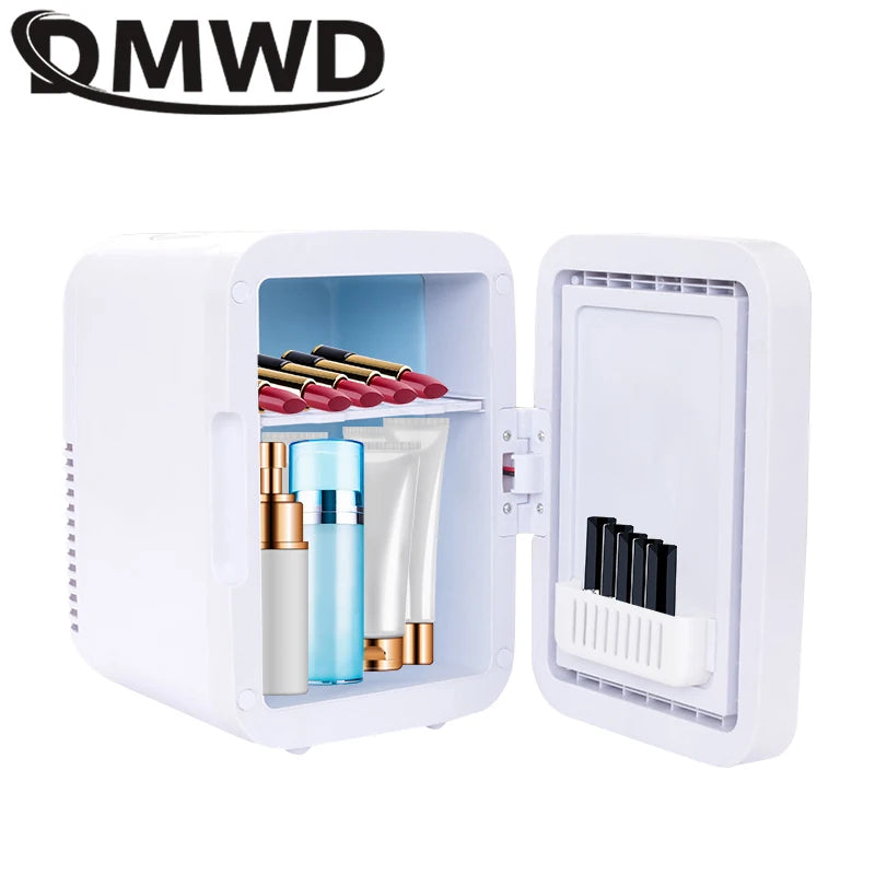 12V/110V-220V Mini Cosmetic Fridge Portable Refrigerator Beauty Face