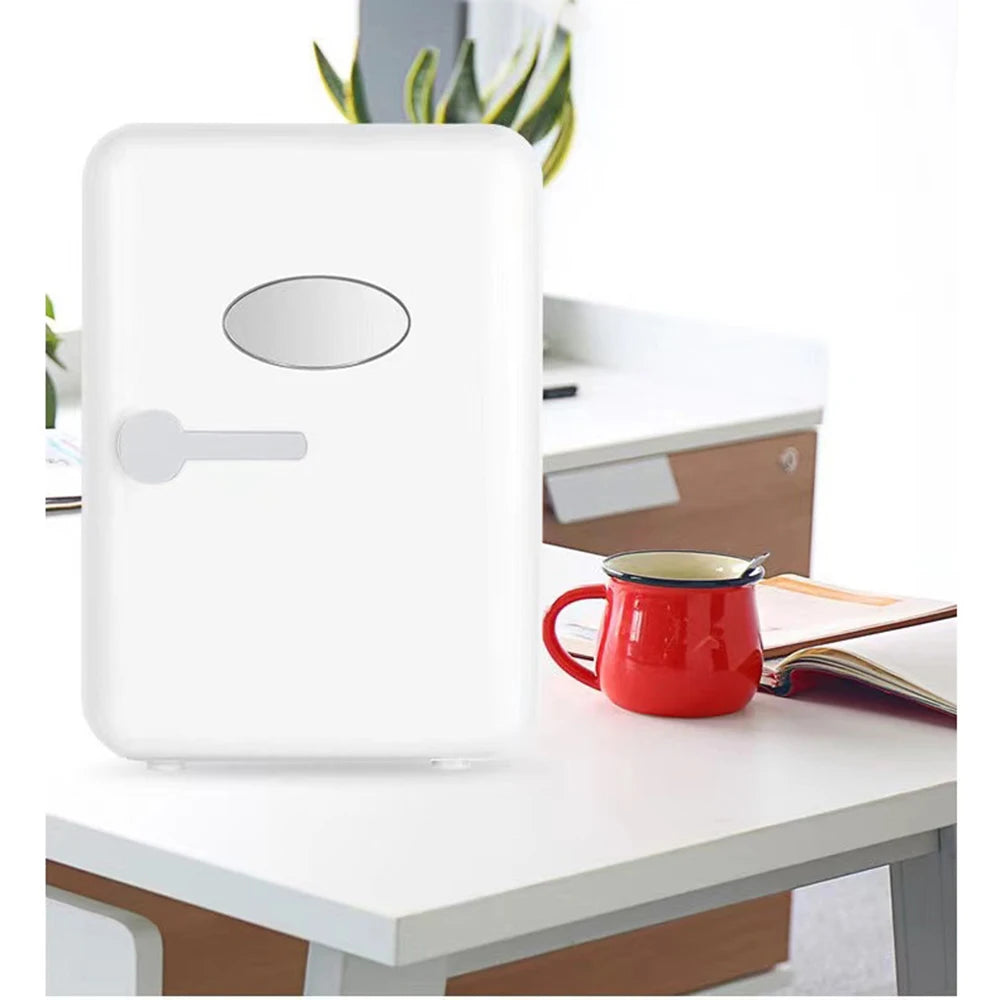 110V 220V 4L Mini Fridge Portable Refrigerator Warmer Cooler Cosmetic