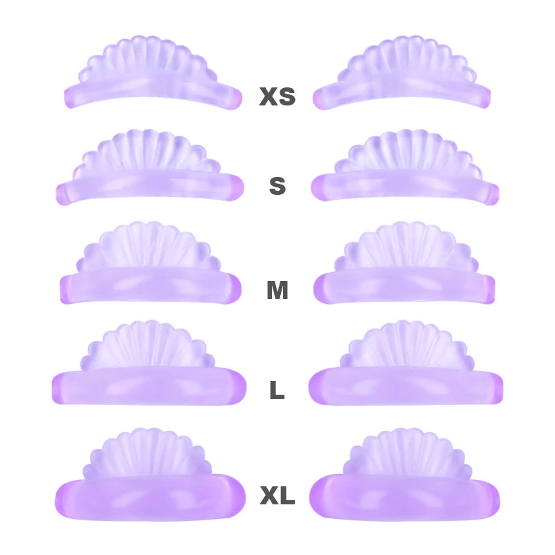 5 Pair 5 Size Lash Lift Silicone Pads Eyelash Perm 3D Curler Eye Patches  Eyelashes Extension