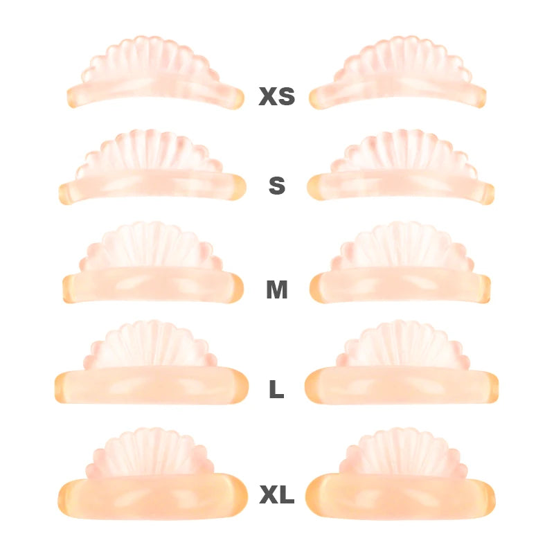 5 Pair 5 Size Lash Lift Silicone Pads Eyelash Perm 3D Curler Eye Patches  Eyelashes Extension