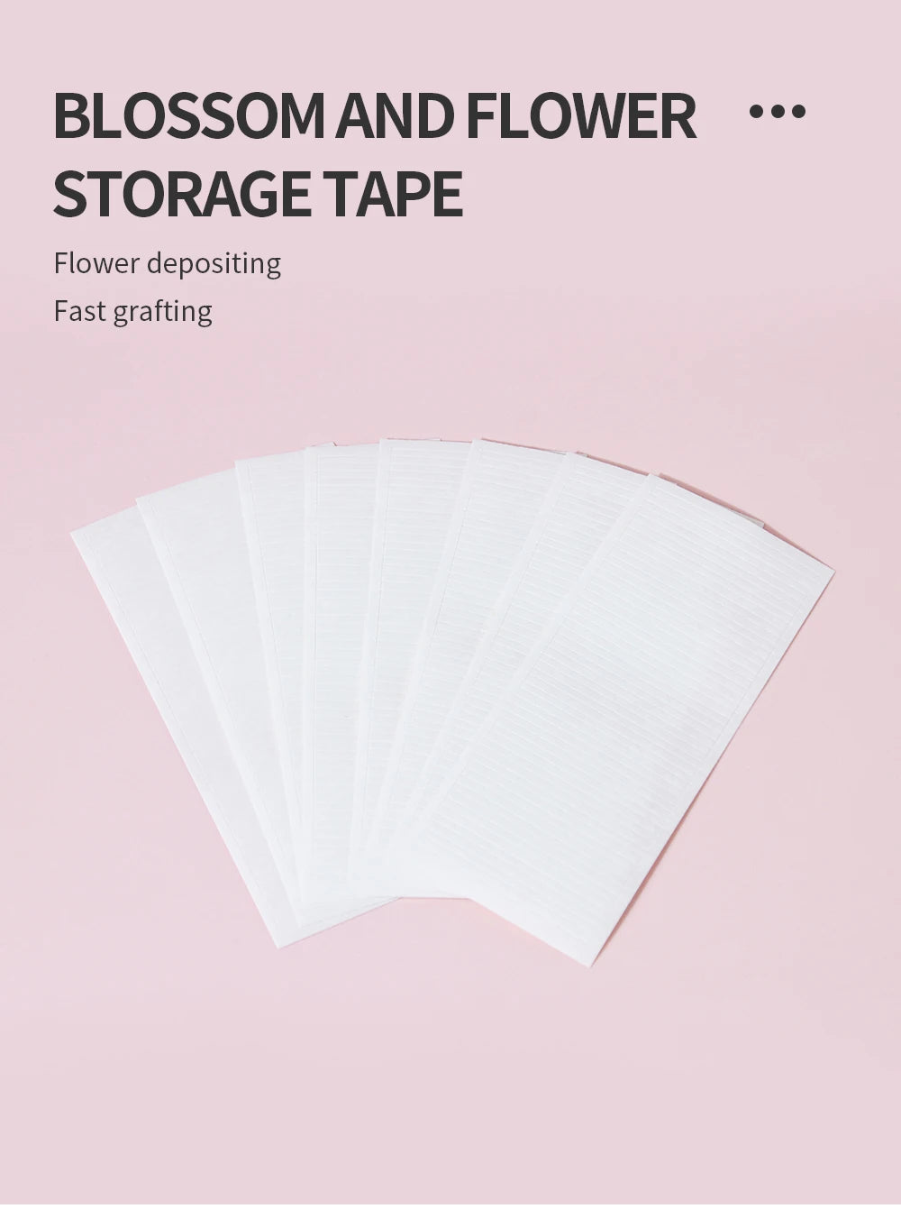 Premade Fan Volume Lashes Tapes Storage Sticky Strip Individual Eyelash Extension Strip Storage Pallet