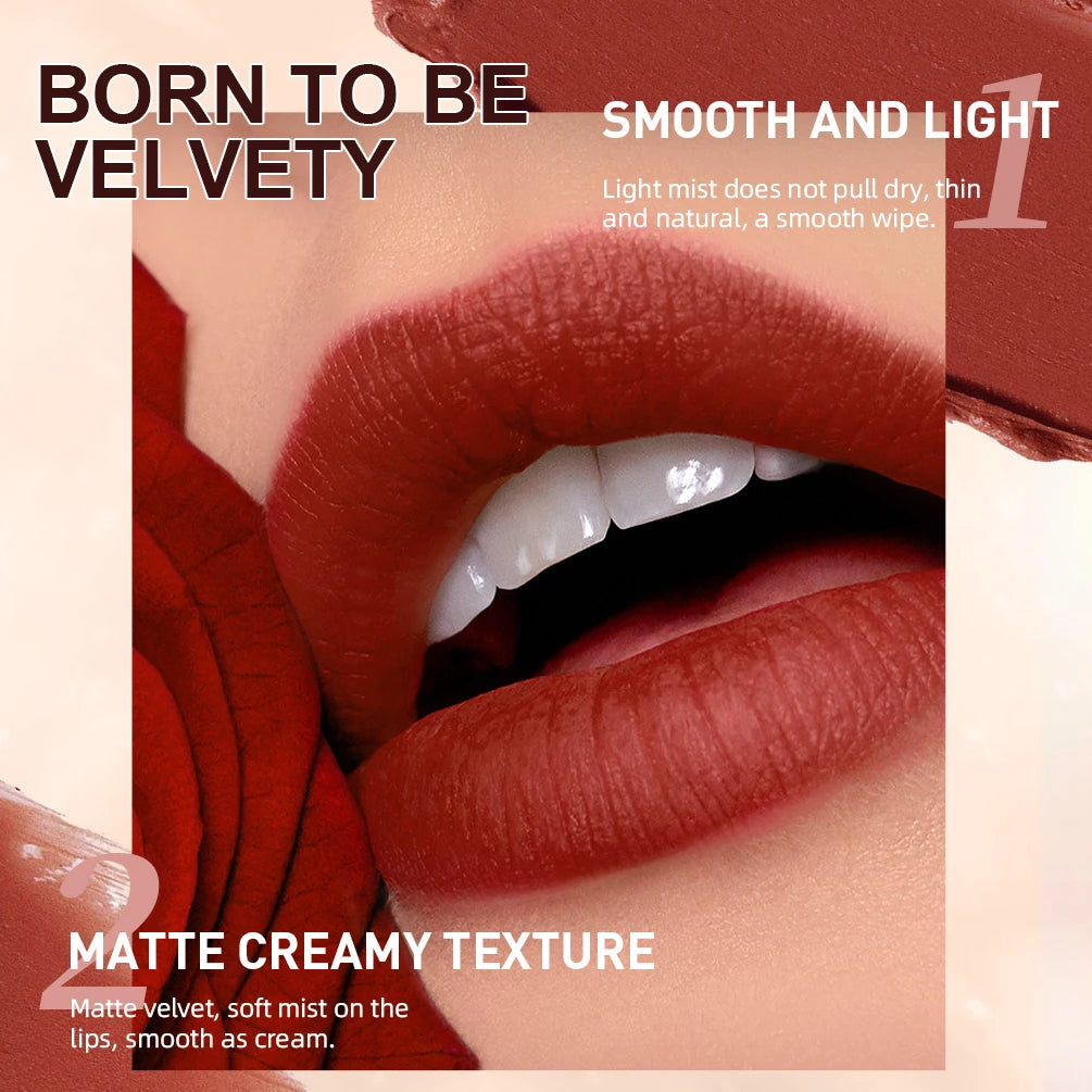 Lipstick Lipliner Pen Set Matte Nude Lip Liner Pencil Waterproof Long Lasting Lipstick Pen Contour Makeup For Women