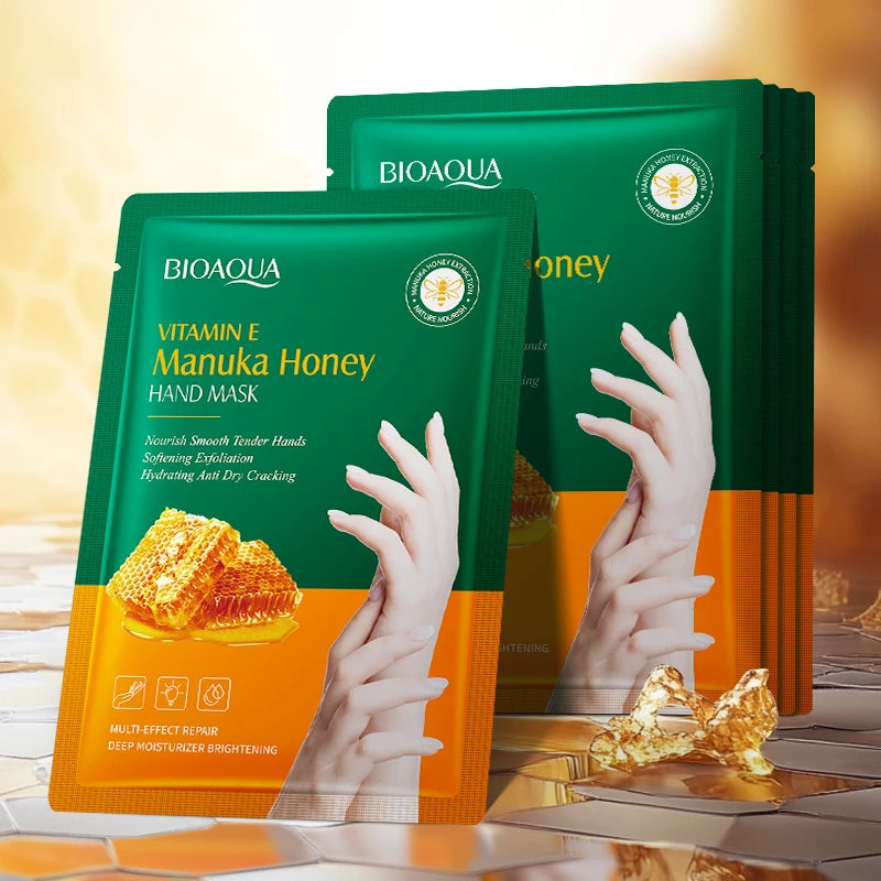 Vitamin E hand mask Manuka honey-lasting moisturizing soft smooth hand skincare