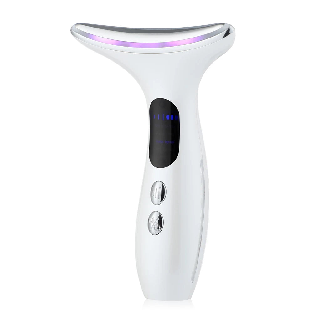 EMS Face Neck Lift Beauty Device Facial Massager LED Double Chin Remover Skin Rejuvenation Tightening Anti Wrinkle