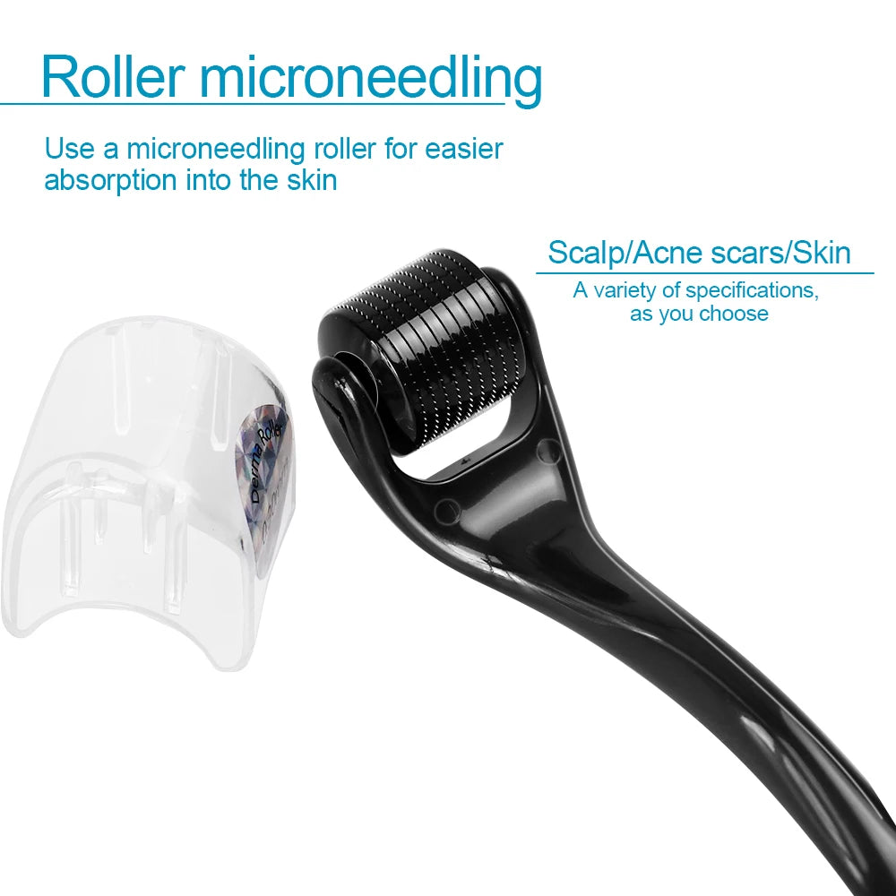 Derma Roller Skin Care Micro Needle Dermaroller Professional Derma Roller For Hair Growth Beard Growth Facial Beauty Roller
