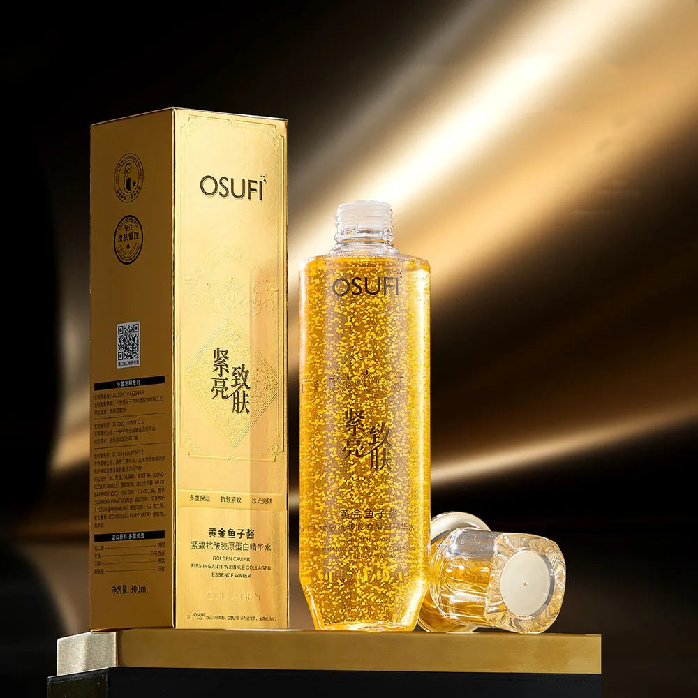 OSUFI New Golden Caviar Firming Facial Contours Collagen Essence Moisturizing penetration Face serum skincare korean Cosmetics
