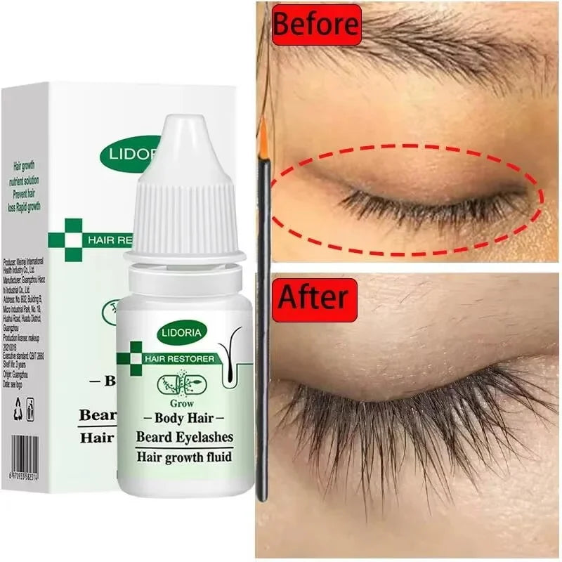 Fast Eyelash Growth Serum 7 Days Natural Eyelash Enhancer Longer Fuller Thicker Lashes Treatment