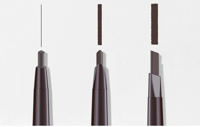 5 Colors Eyebrow Cosmetics Pencil Waterproof Double-headed Eyebrow Tattoo Natural Long Lasting Makeup