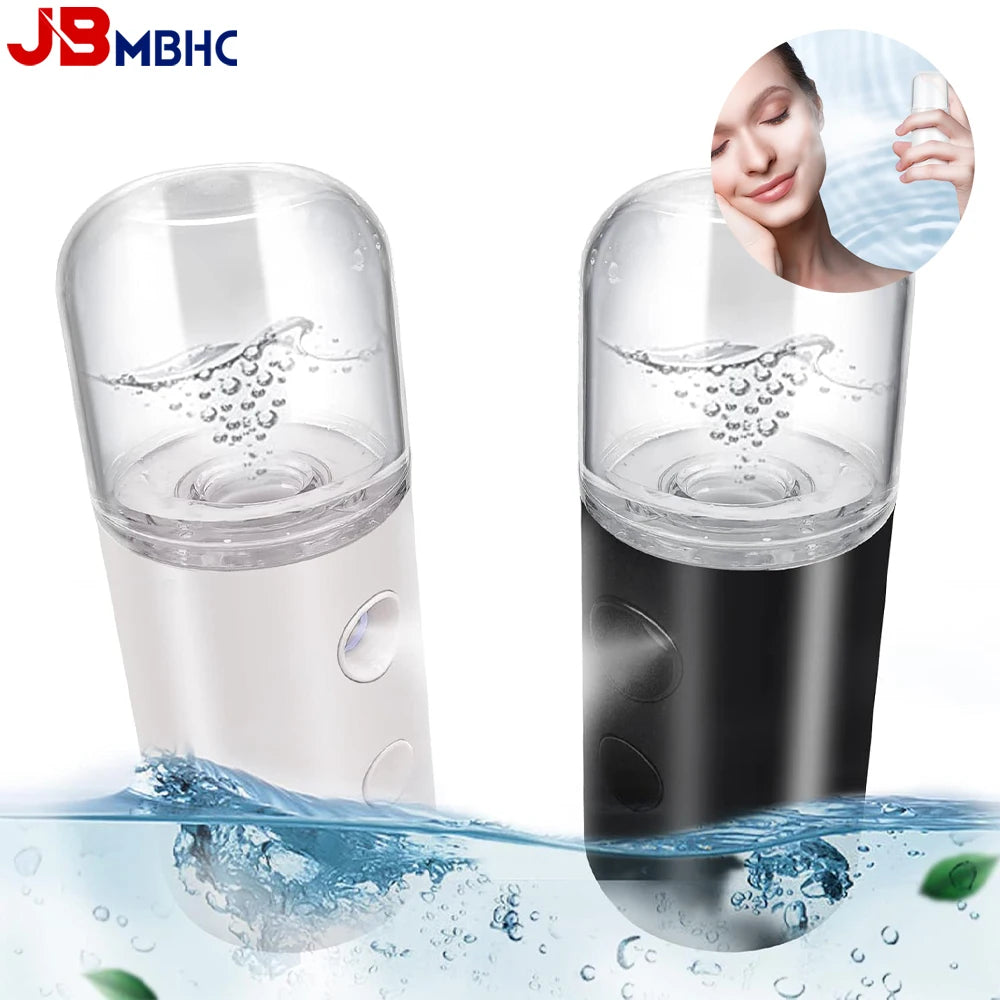 Nano Facial Steamer Facial Mister Portable Face Mister Cool Nano Mist Sprayer for Face Hydrating Sprayer Mini Handy Face Mister
