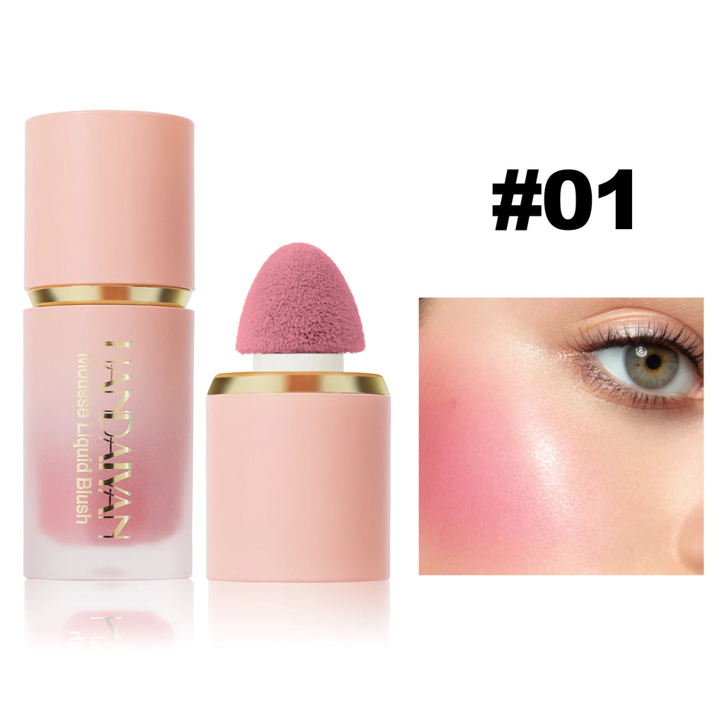 Matte Liquid BlushEasy Waterproof blush sponge brush head