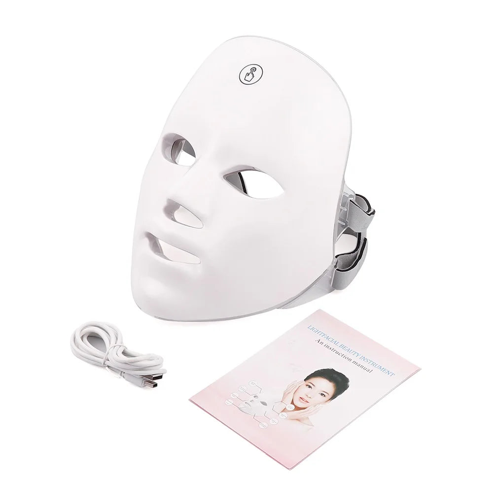7 Color Wireless Light Therapy Mask Anti-aging Acne Spot Scar Removal