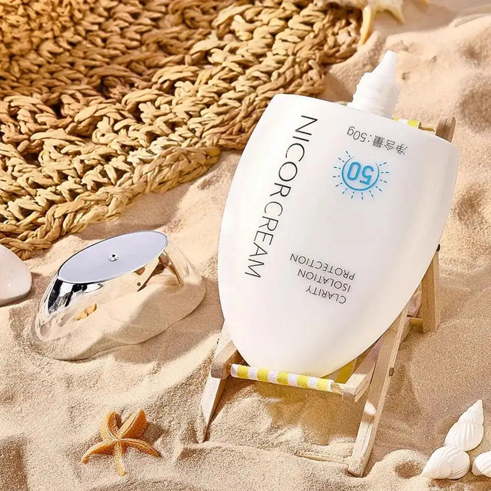 50ml Waterproof Facial Body Sunscreen Sun Cream Sunblock Skin Protective Cream Anti Sun Facial Protection Cream SPF50+