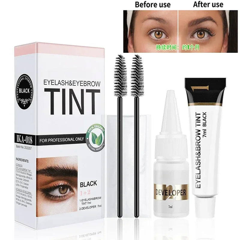 Professional Eyebrow Dye Waterproof Long-lasting Kit Semi Permanent Brow Lift