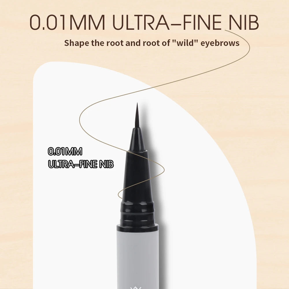Ultra Fine Water Liquid Eyebrow Pencil Waterproof Long Lasting Eyeliner Lying Silkworm Pen Eyebrow Tattoo Pen Eye