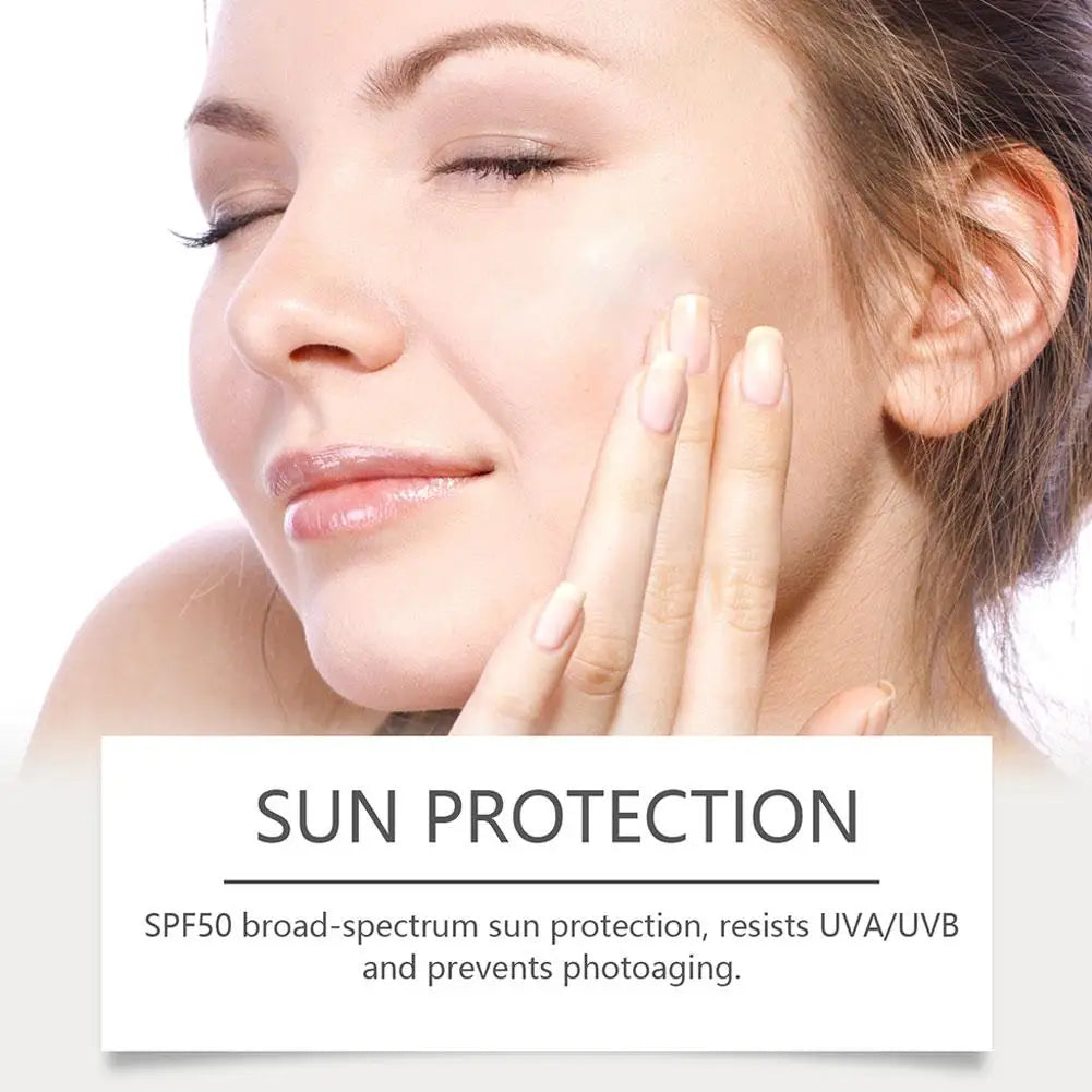 4-in-1 Foundation Liquid Makeup 4 In 1 Foundation Light Spectrum Sunscreen Serum Liquid Hydrating Full Coverage Concealer SPF 50