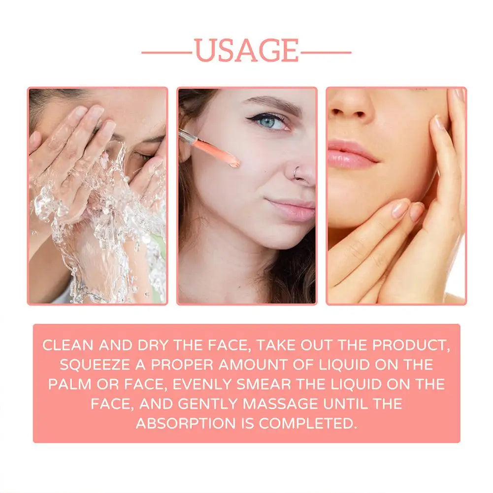5 In 1 Fade fine lines Firming Serum Vitamin C Hyaluronic Acid Facial Serum Shrink Pores