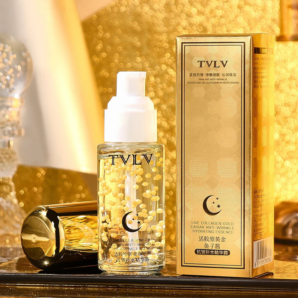 40ml Collagen Caviar Skin Rejuvenation Essence Tightening Refreshing Nourishing Moisturizing Face Serum Korean skincare products