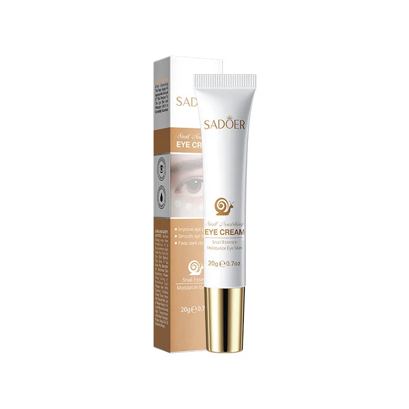 1/2/3pcs SADOER Snail Eye Cream Anti Dark Circles Under The Eyes Remove Eye bags Moisturizing Anti-Aging Eyes Skin Care Products