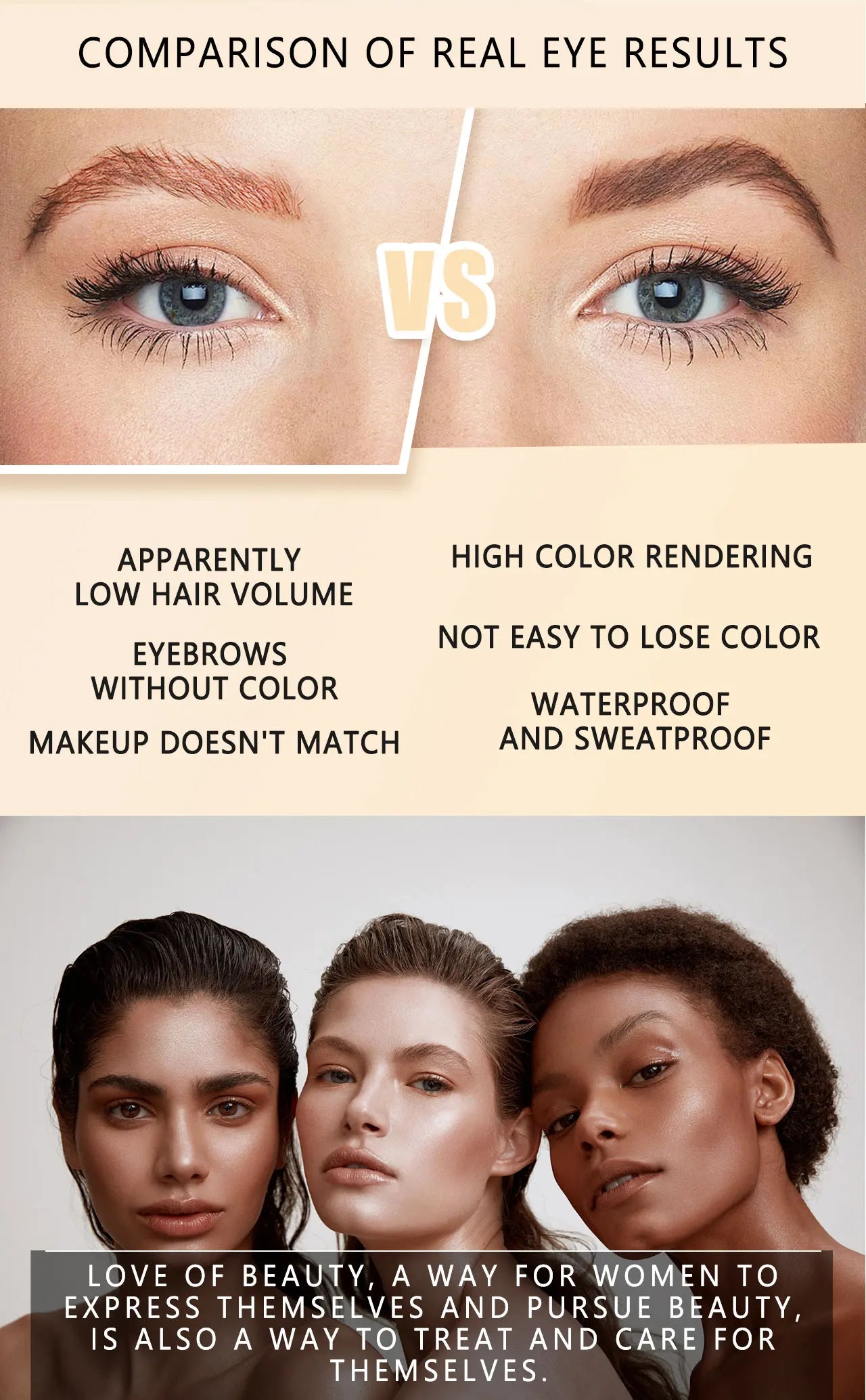 ICONSIGN Eyelashes and Eyebrow Tint Dye Eyebrow Dye Waterproof Long-lasting Eyebrow Brow Kit Semi Permanent Eyebrow black brown