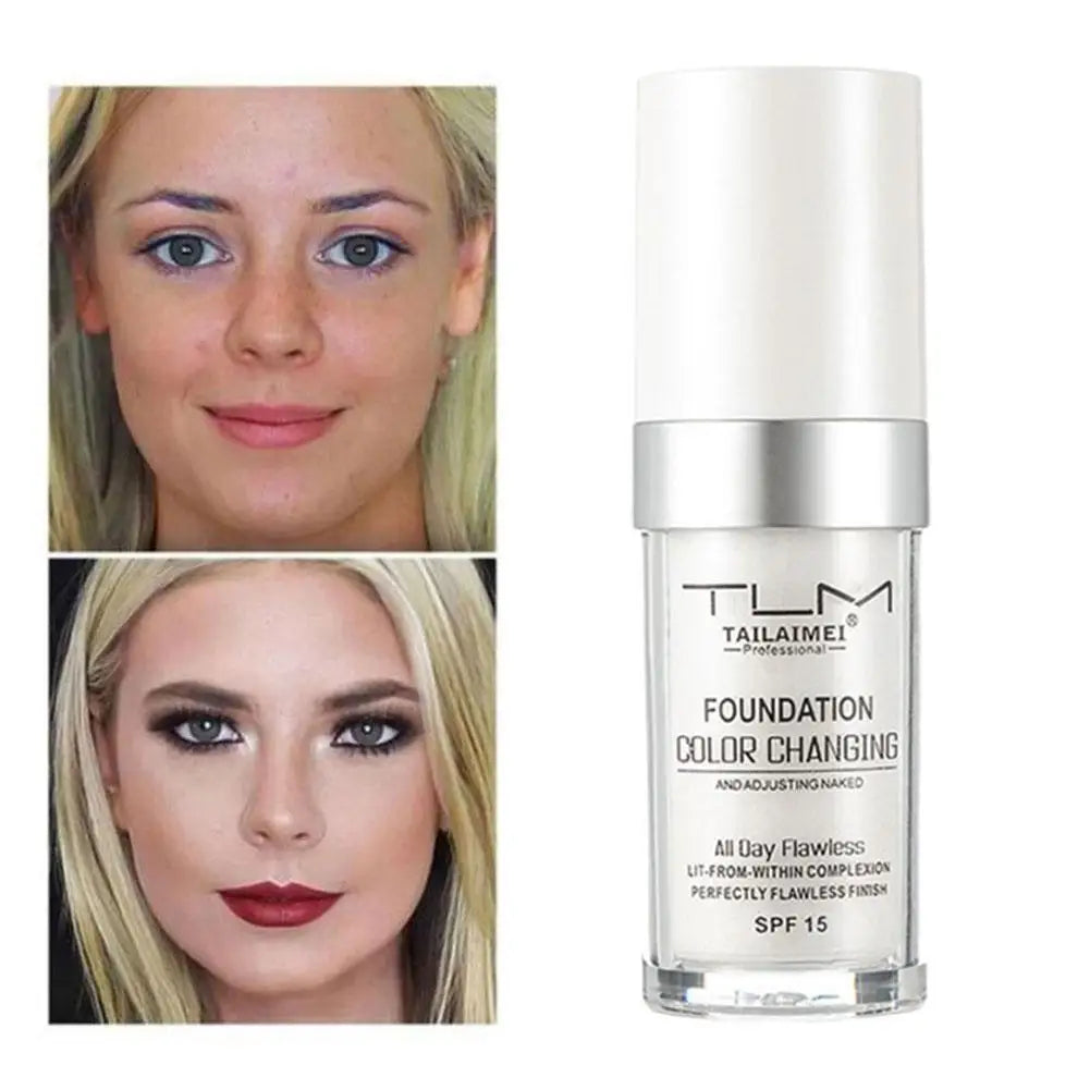 4-in-1 Foundation Liquid Makeup 4 In 1 Foundation Light Spectrum Sunscreen Serum Liquid Hydrating Full Coverage Concealer SPF 50