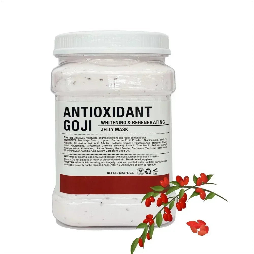 Plant Powder Masks Peel Off Vitamin C Hyaluronic Acid Facial SkinCare