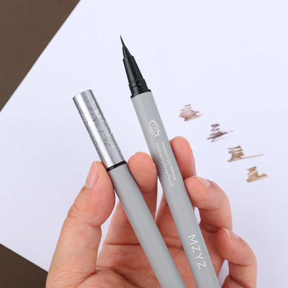 Ultra Fine Water Liquid Eyebrow Pencil Waterproof Long Lasting Eyeliner Lying Silkworm Pen Eyebrow Tattoo Pen Eye