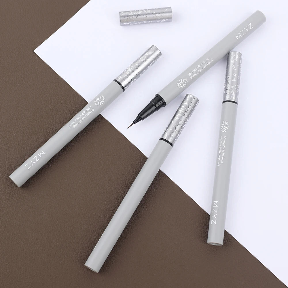 Ultra Fine Water Liquid Eyebrow Pencil Waterproof Long Lasting Eyeliner Lying Silkworm Pen Eyebrow Tattoo Pen Eye