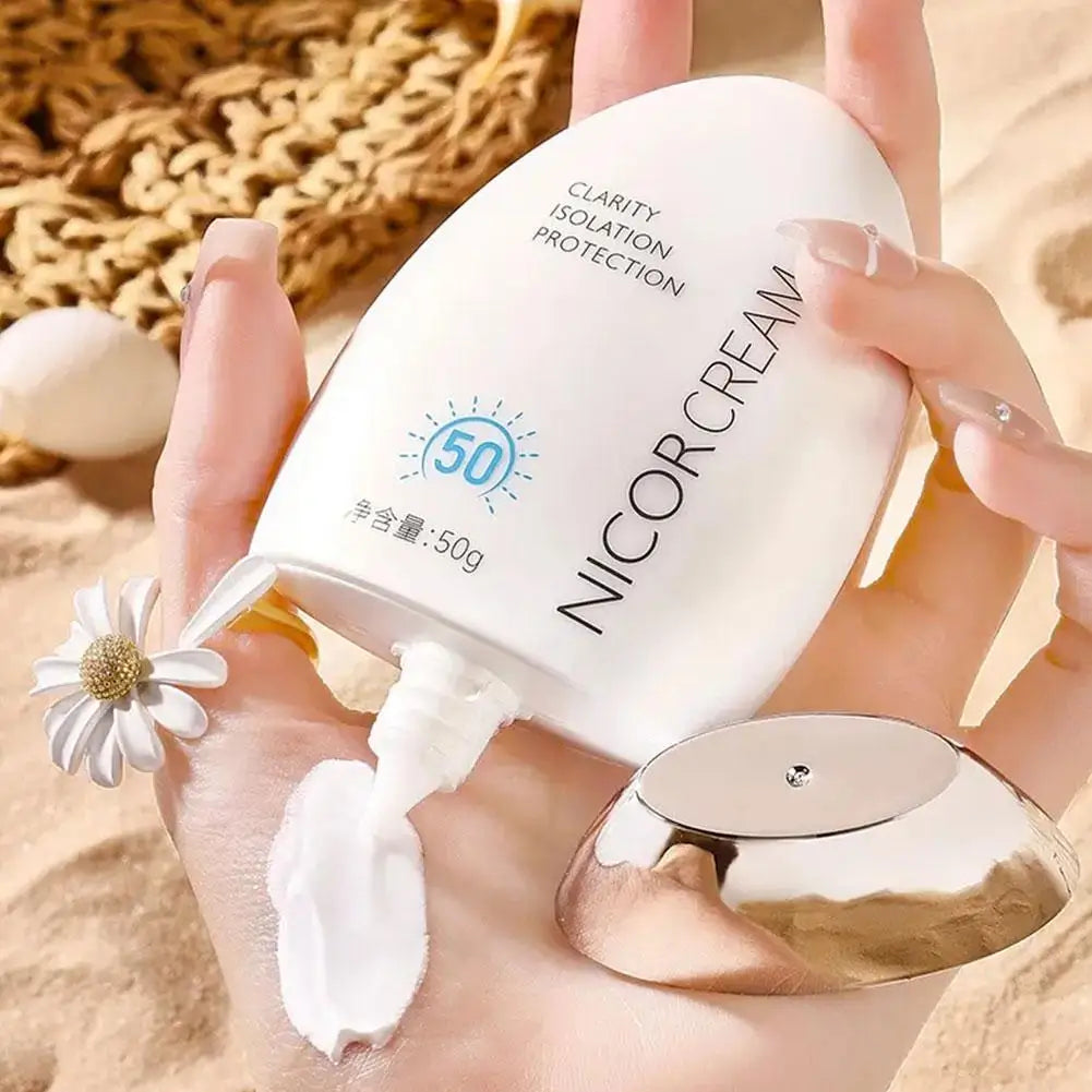 50ml Waterproof Facial Body Sunscreen Sun Cream Sunblock Skin Protective Cream Anti Sun Facial Protection Cream SPF50+