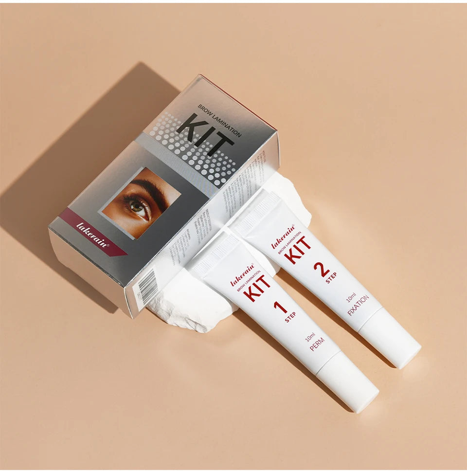 Brow Lamination Kit Semi-Permanent Lash & Brow Fixation Lash Perming Set for Eyelashes Brow Lift Perm Fixation Tube Set Makeup