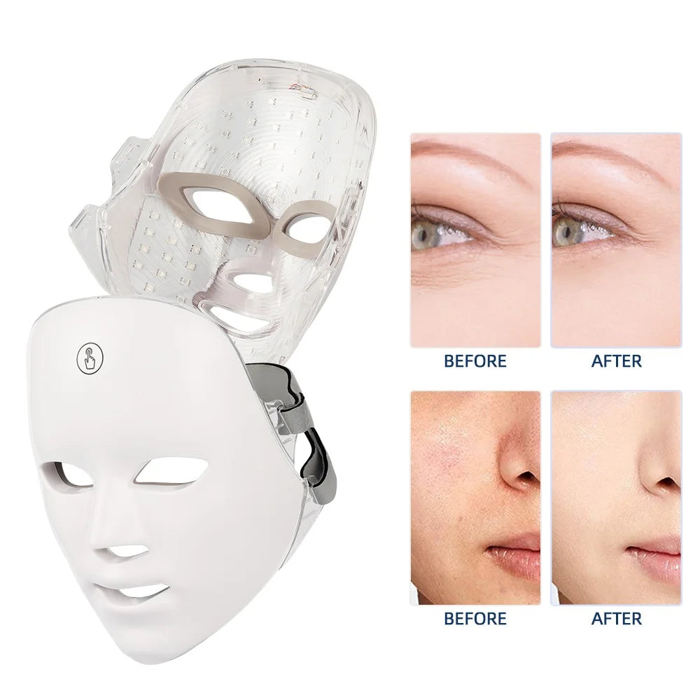 7 Color Wireless Light Therapy Mask Anti-aging Acne Spot Scar Removal