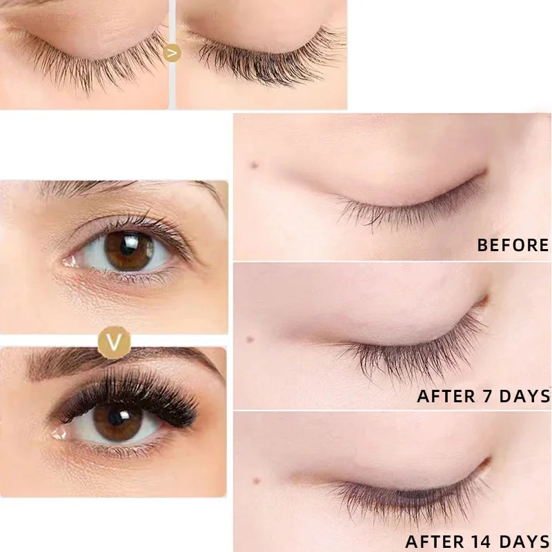 Fast Eyelash Growth Serum 7 Days Natural Eyelash Enhancer Longer Fuller Thicker Lashes Treatment