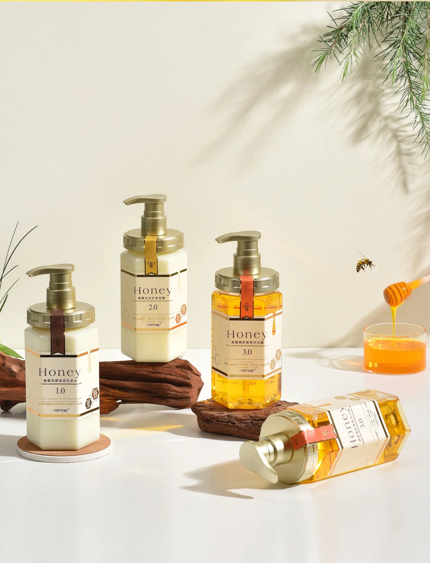 Nourish Shampoo Conditioner  The Hair Honey Shampoo Clean The Scalp Hair Shampoo and Conditioner