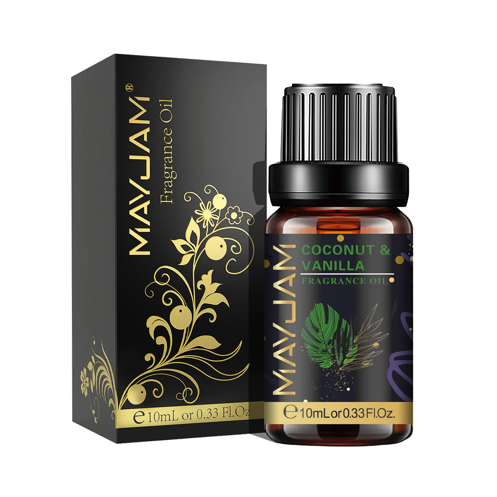 MAYJAM 10ml Fragrance Oil for Home Car Diffuser Coconut Vanilla La Vie Est Belle Angel Black Orchid CHANCE Freesia Essence Oil